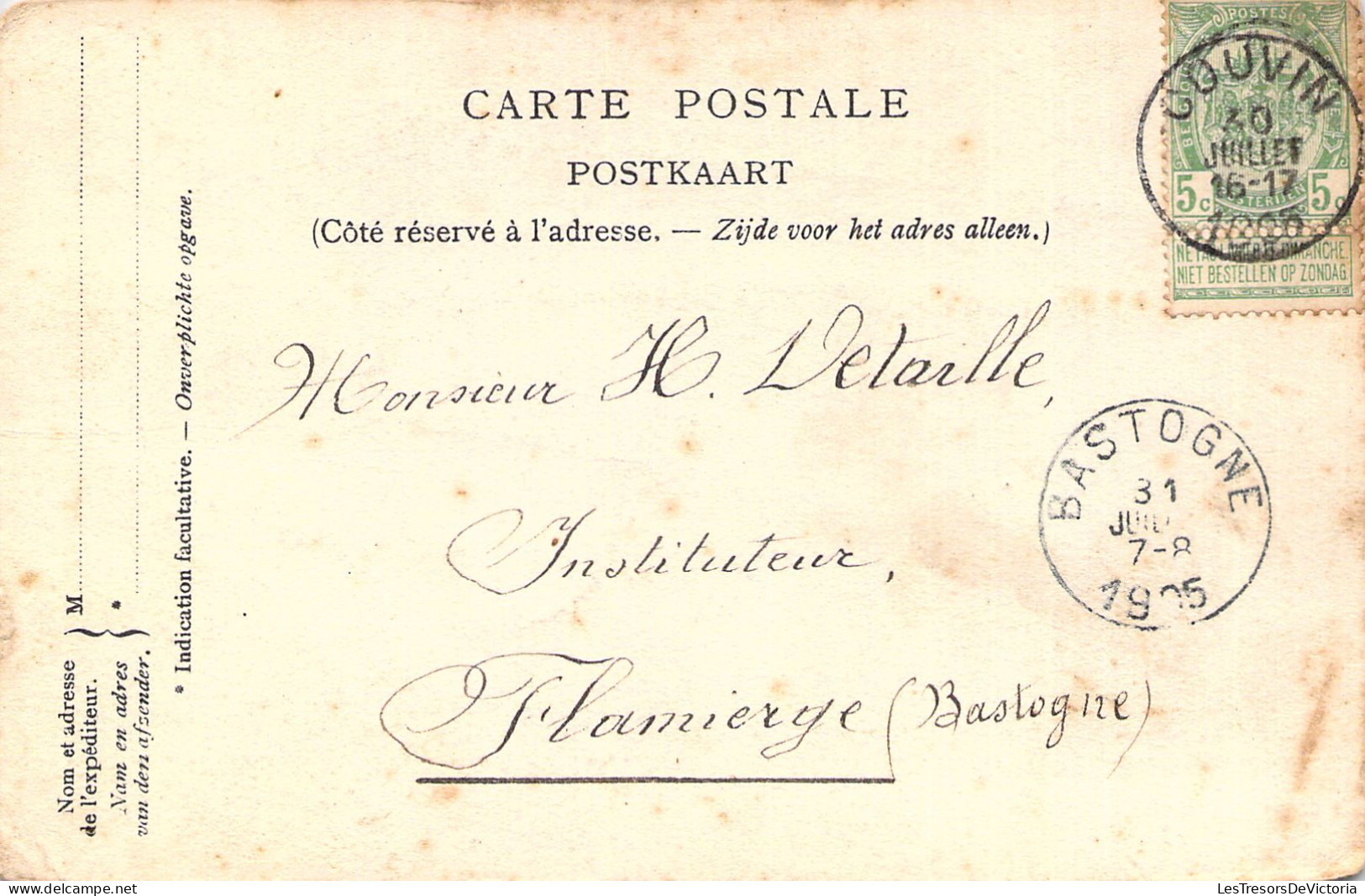 BELGIQUE - SAINT HUBERT - Le Tombeau - Carte Postale Ancienne - Saint-Hubert