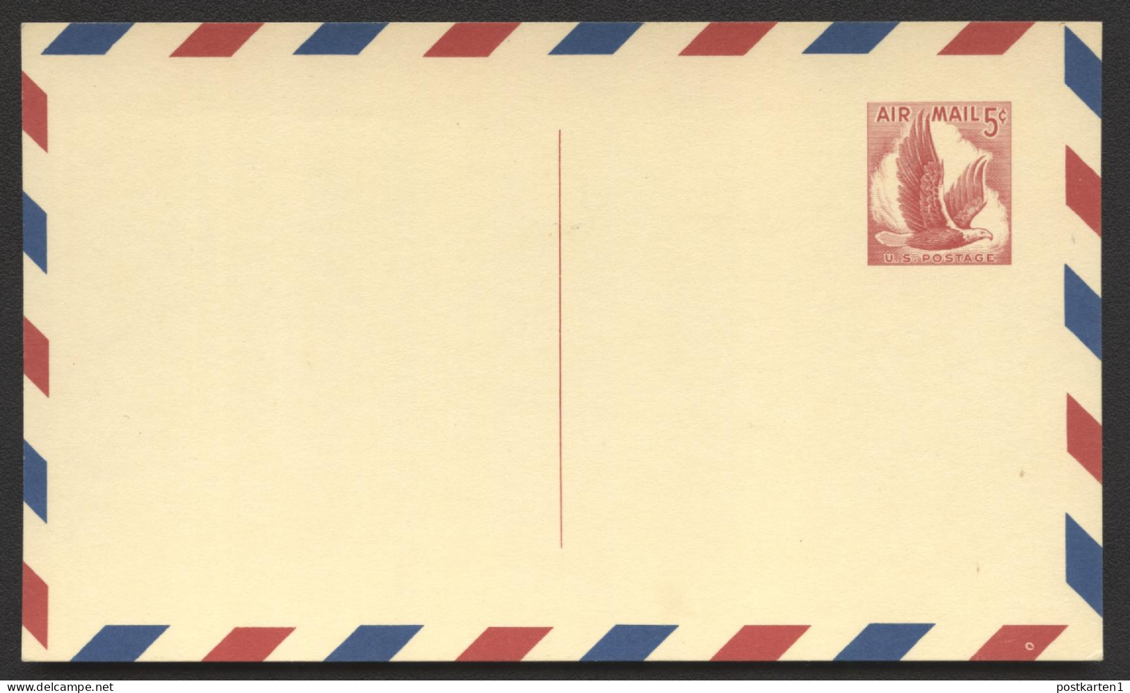 UXC3 Air Mail Postal Card Type C Mint Vf 1960 $7.50 - 1941-60