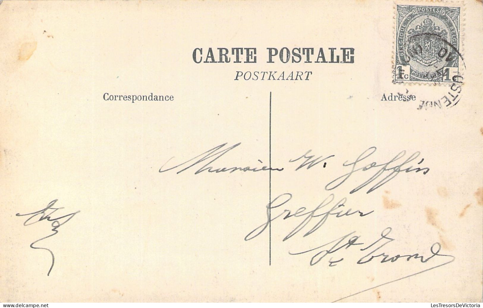 BELGIQUE - OSTENDE - Vue Sur La Plage - Carte Postale Ancienne - Oostende
