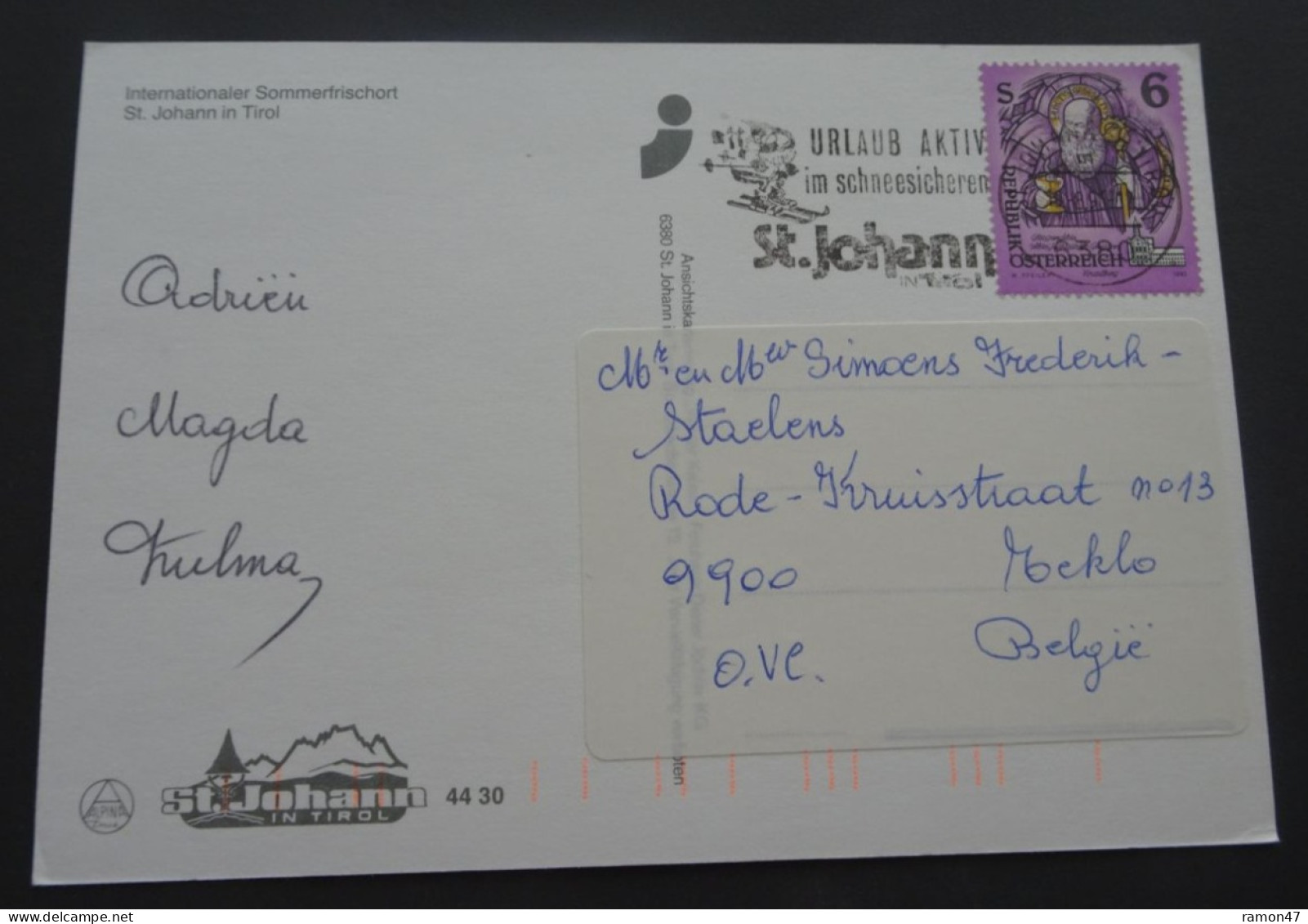St. Johann In Tirol - Internationaler Sommerfrischort - Ansichtskartenverlag "Wilder-Kaiser-Verlag", # 4430 - St. Johann In Tirol