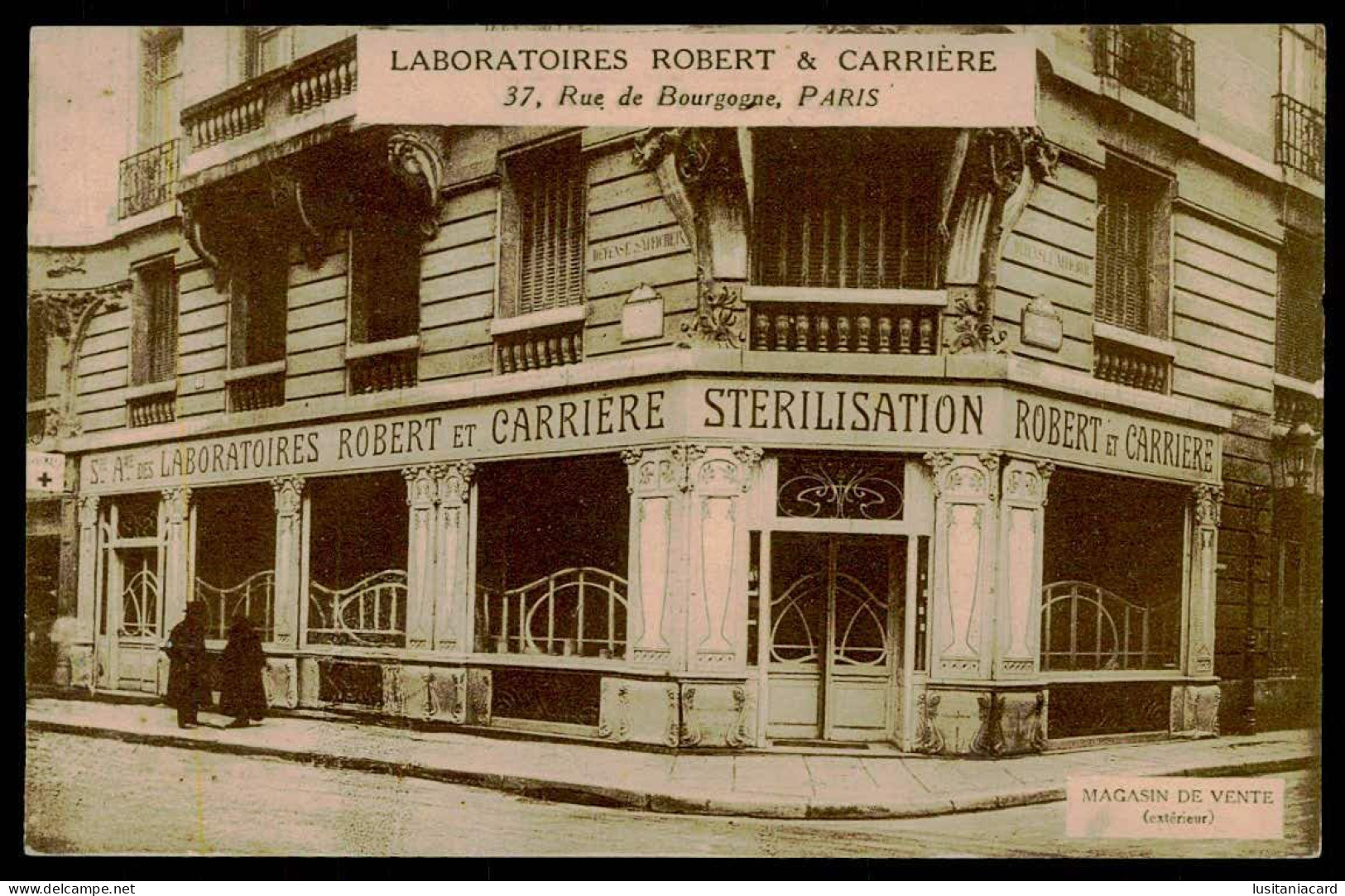 FRANCE - PARIS - Laboratoires Robert & Carrière.   Carte Postale - Santé