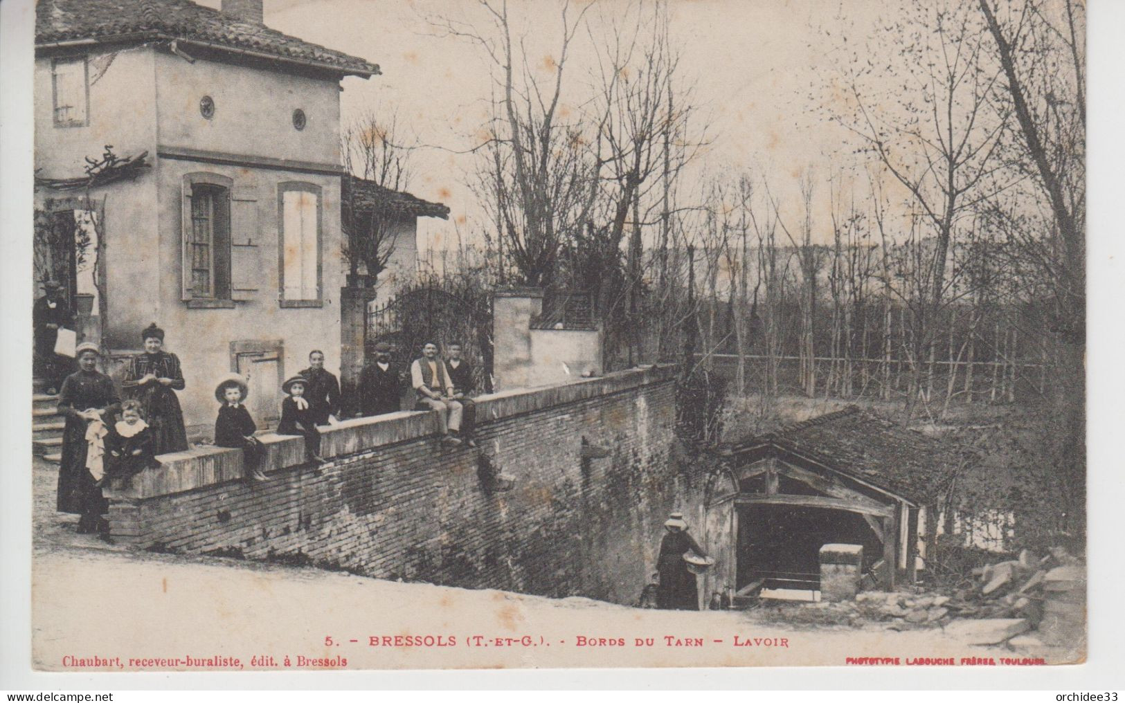 CPA Bressols - Bords Du Tarn - Lavoir (très Jolie Animation) - Bressols