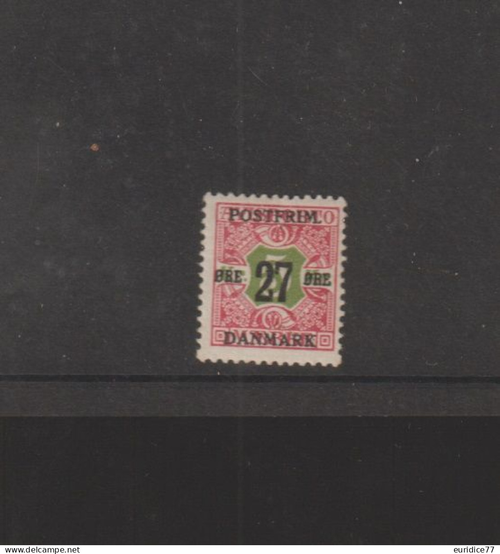 Danemark Denmark 1918 - Yvert 93 Obliterée VC 8€ - Oblitérés