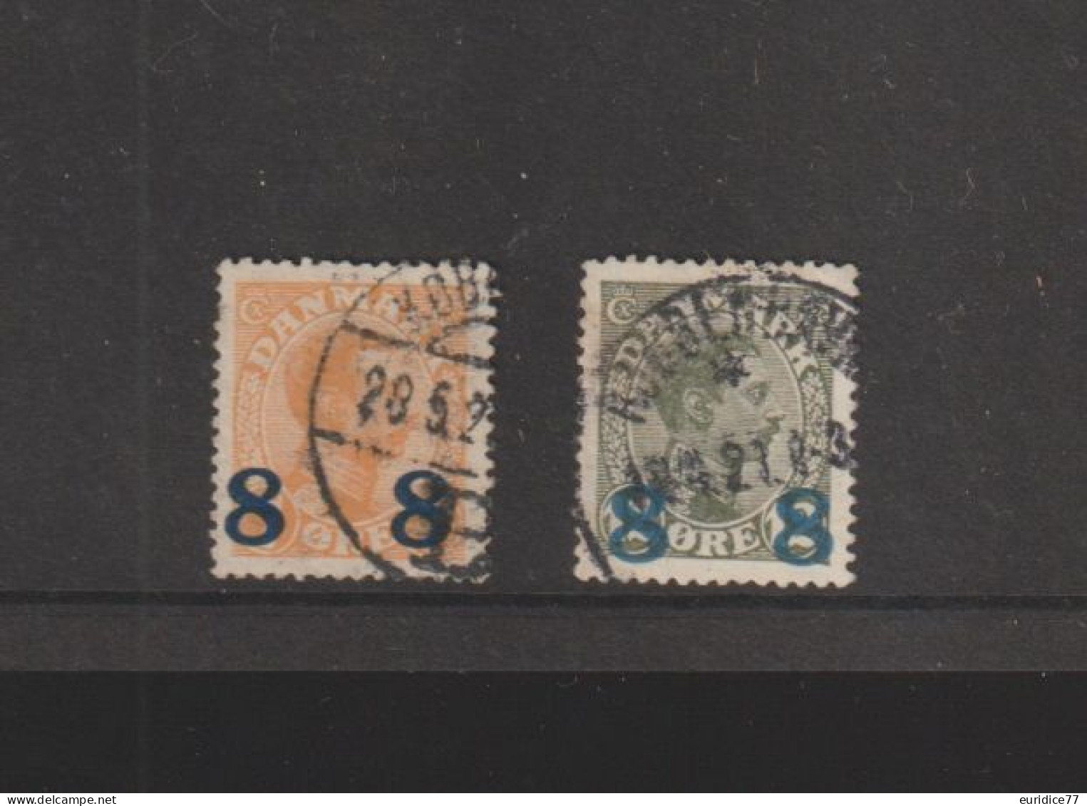 Danemark Denmark 1921 - Yvert 128,129 Obliterée VC 9€ - Used Stamps