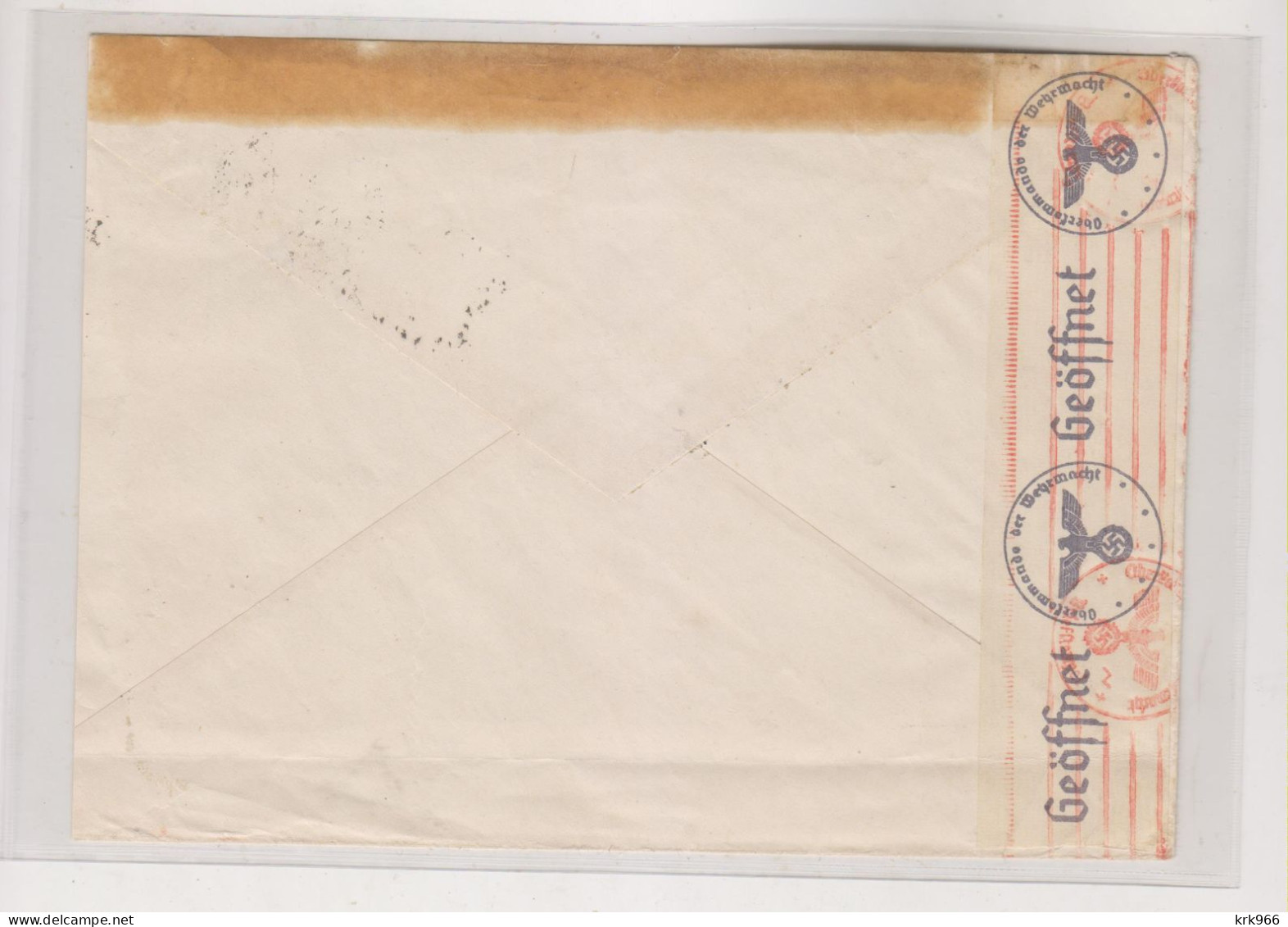 RUSSIA,  1940 LENINGRAD Censored Cover To WIEN Austria Germany - Covers & Documents