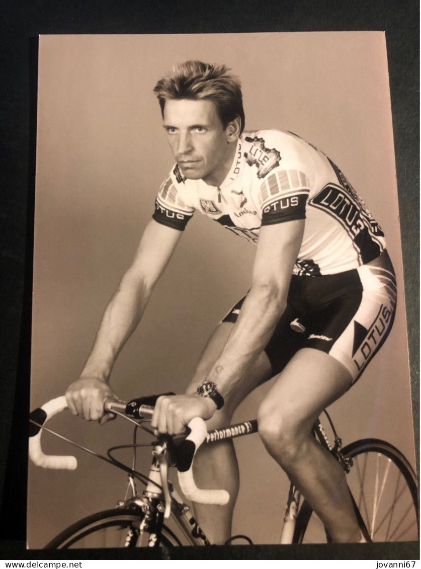Steven Rooks - Lotus Festina - 1993 - Photo Pour Presse 13x18 Cm  -  Cyclisme - Ciclismo -wielrennen - Cyclisme
