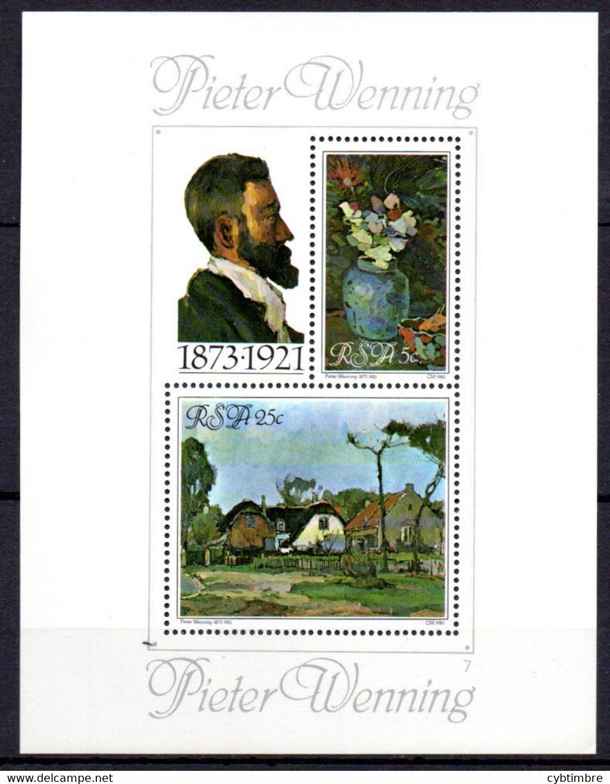 Afrique Du Sud: Yvert N° BF 9**; MNH; Tableaux - Unused Stamps