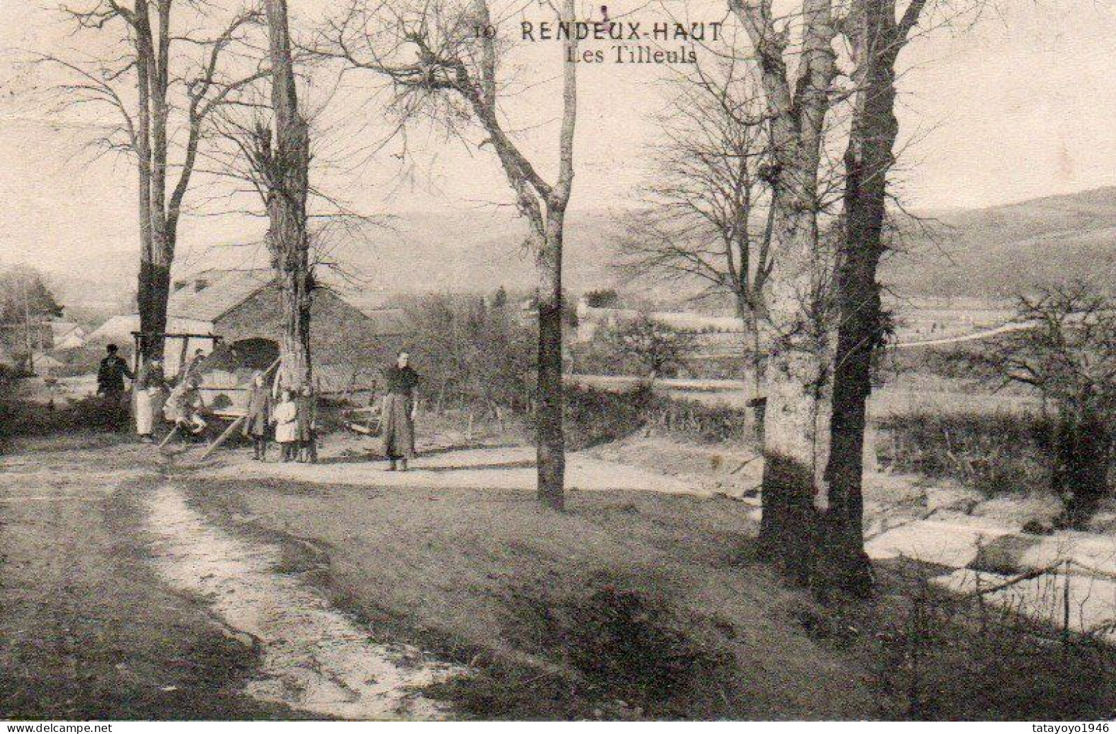 Rendeux-haut Les Tilleuls Animée Voyagé En 1912 - Rendeux