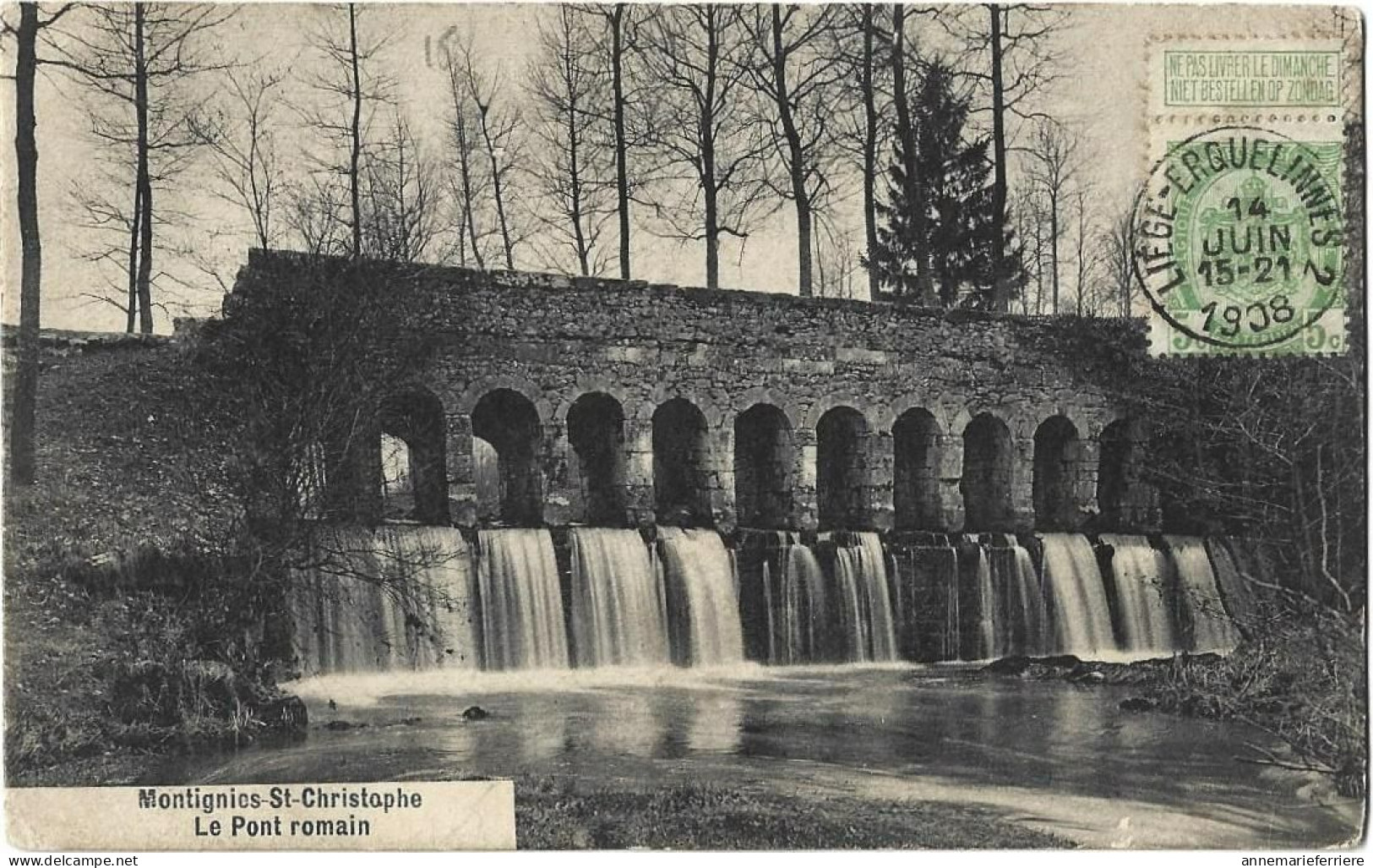 MONTIGNIES ST-CHRISTOPHE = Le Pont Romain - Erquelinnes