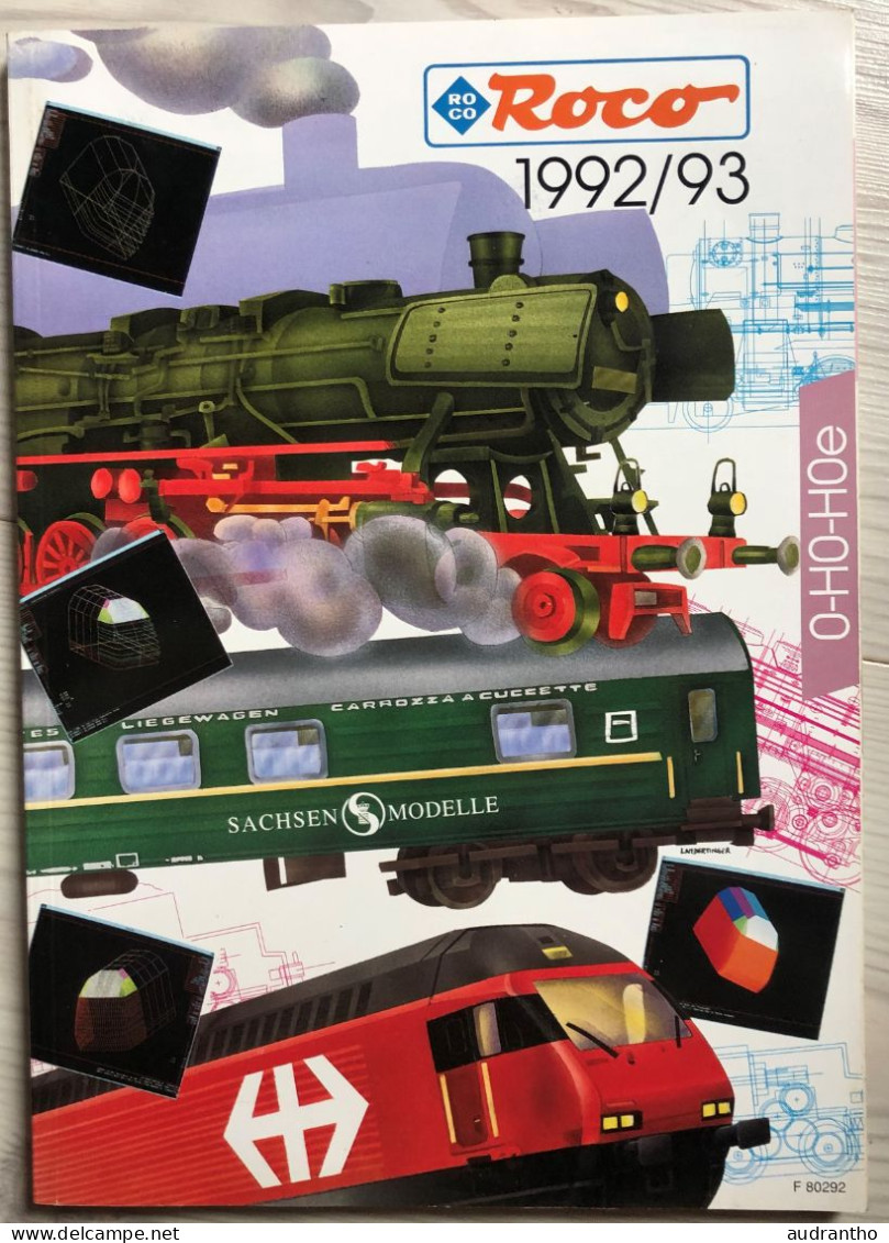 Catalogue ROCO 1992/93 Modélisme Français Rail O-HO-HOe - Francés