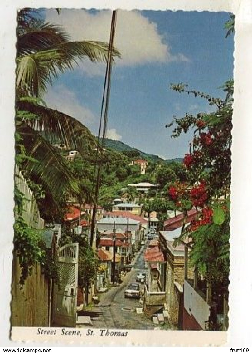 AK 135281 U. S. Virgin Islands - St. Thomas - Charlotte Amalie - Street Scene - Virgin Islands, US