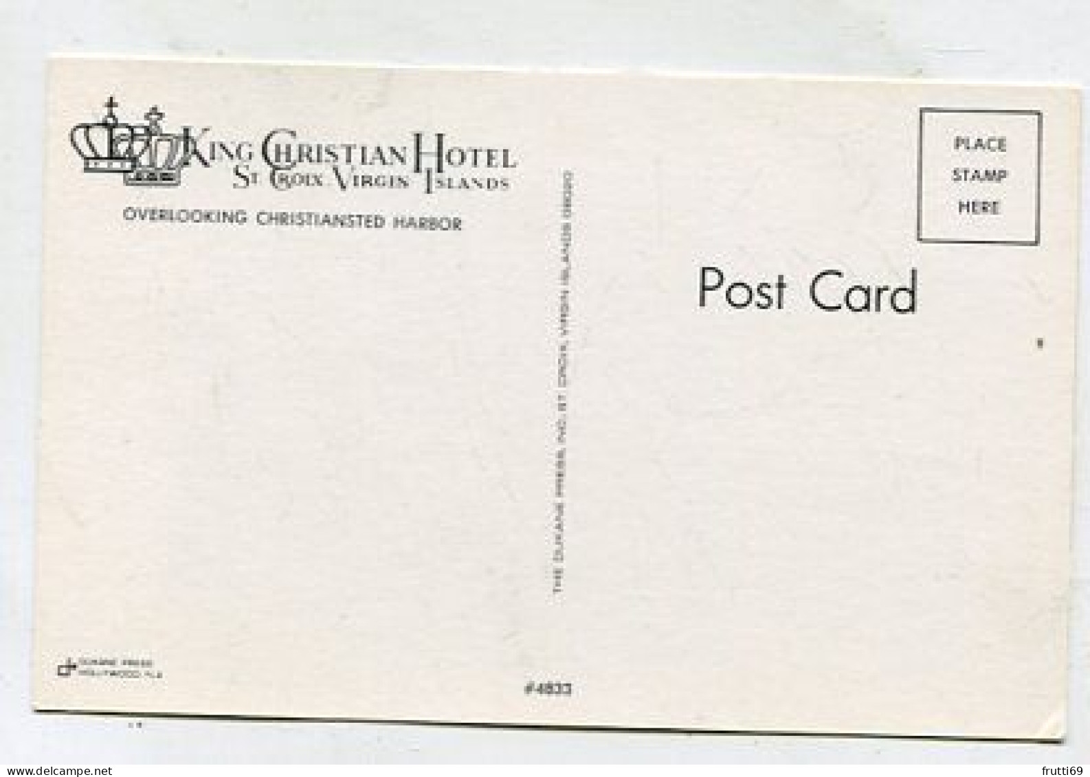 AK 135293 U. S. Virgin Islands - St. Croix - King Christian Hotel - Virgin Islands, US