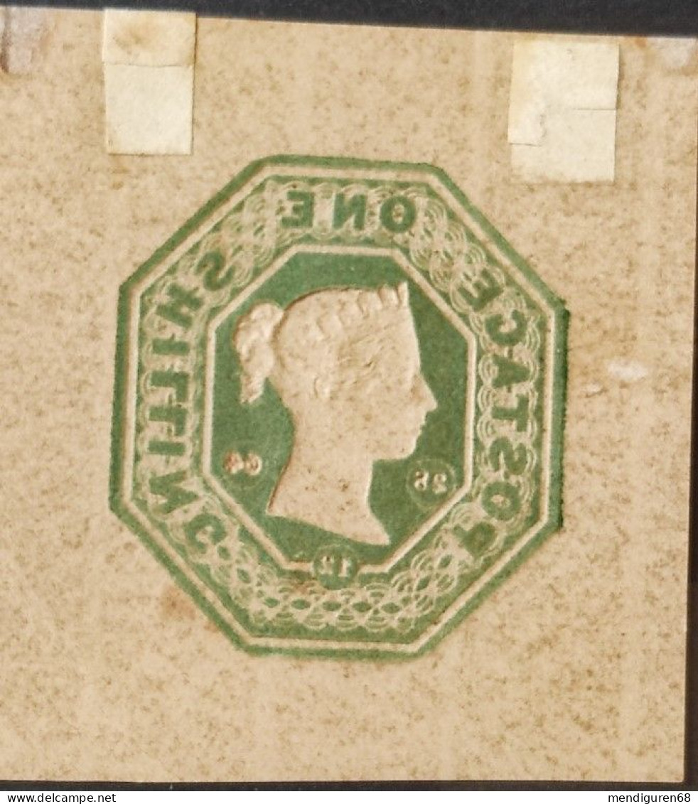 GROSSBRITANNIEN GRANDE BRETAGNE GB 1847-55 VICTORIA EMBOSSED SUFFOLK TELEGRAPH FORM STATIONERY 1 MNH SG 54 MI 7 YT SC 5A - Ongebruikt