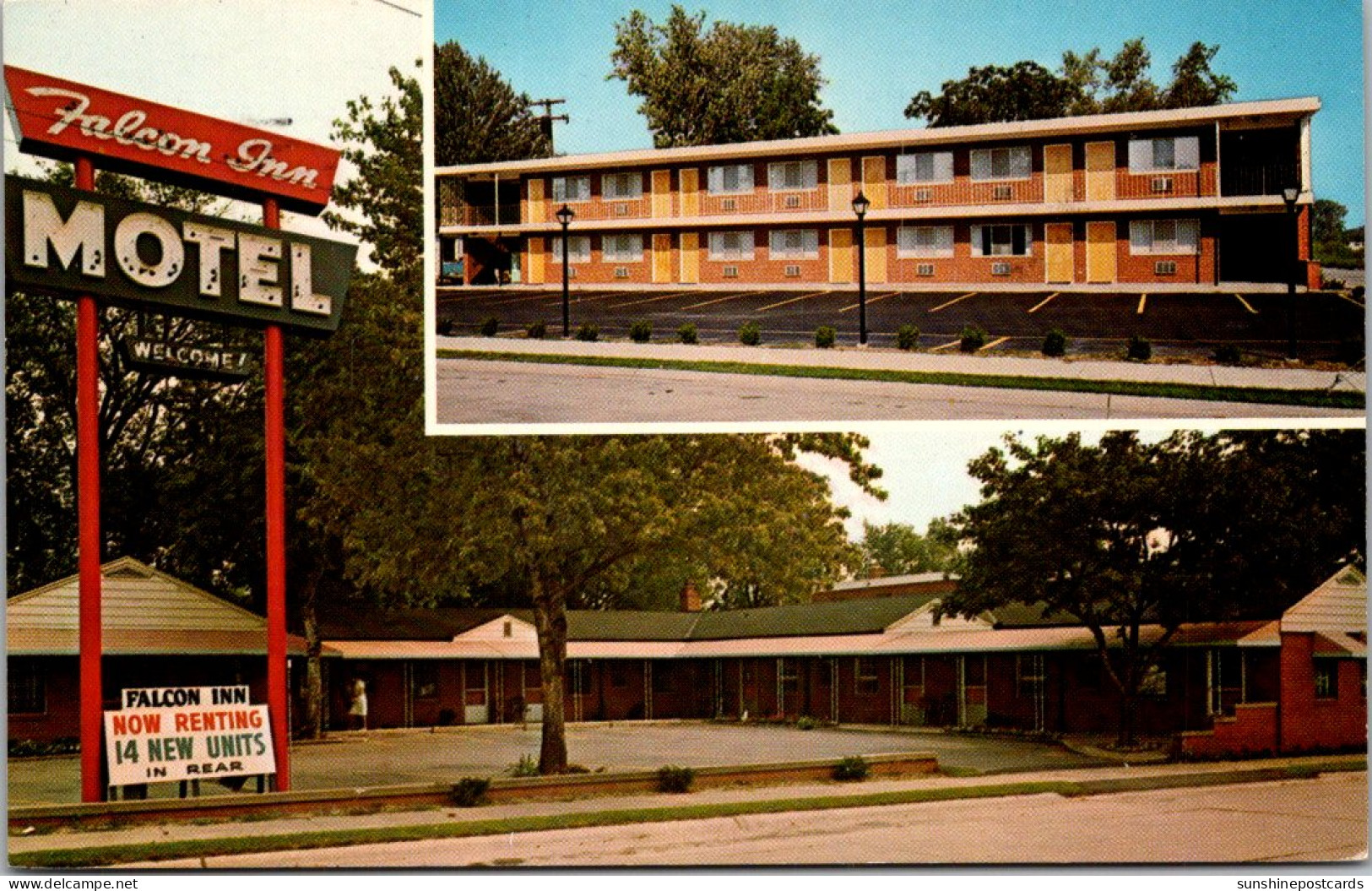 Michigan Dearborn Falcon Inn Motel 1965 - Dearborn