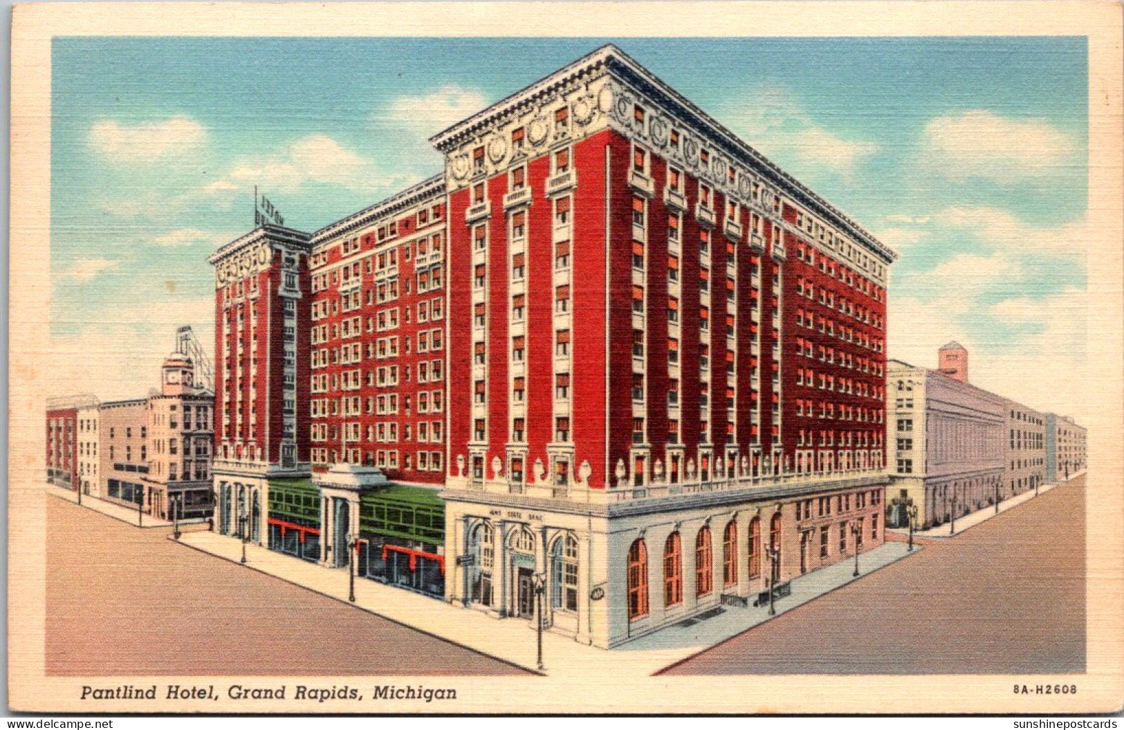 Michigan Grand Rapids Pantlind Hotel Curteich - Grand Rapids
