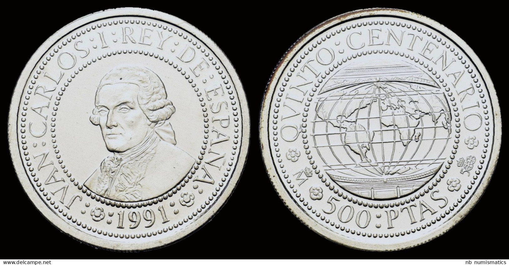 Spain 500 Pesetas 1991 Proof - 500 Peseta