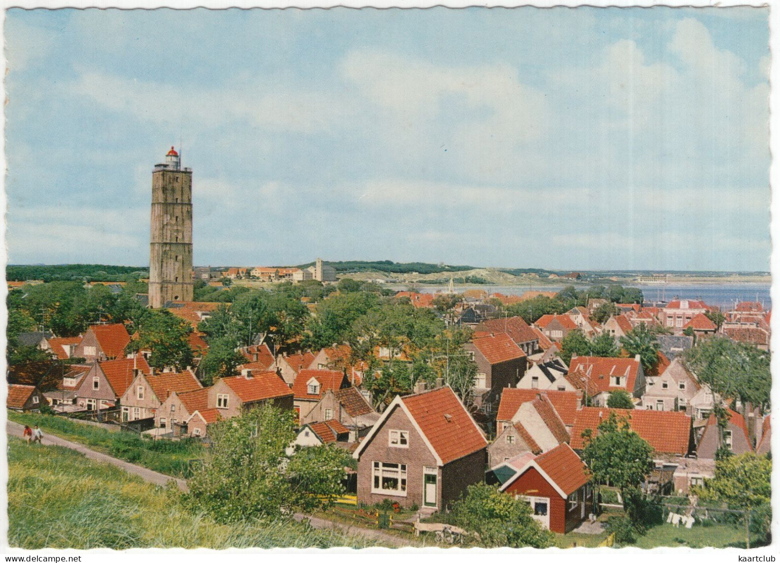 West-Terschelling - Panorama Dorp Met Vuurtoren 'De Brandaris' - (Wadden, Nederland/Holland) - 1970 - Phare/Leuchtturm - Terschelling