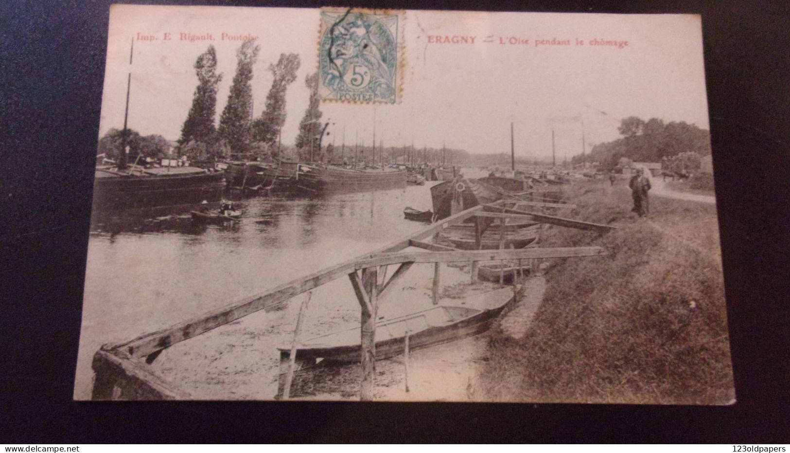 95 ERAGNY L OISE PENDANT LE CHOMAGE PENICHE - Eragny