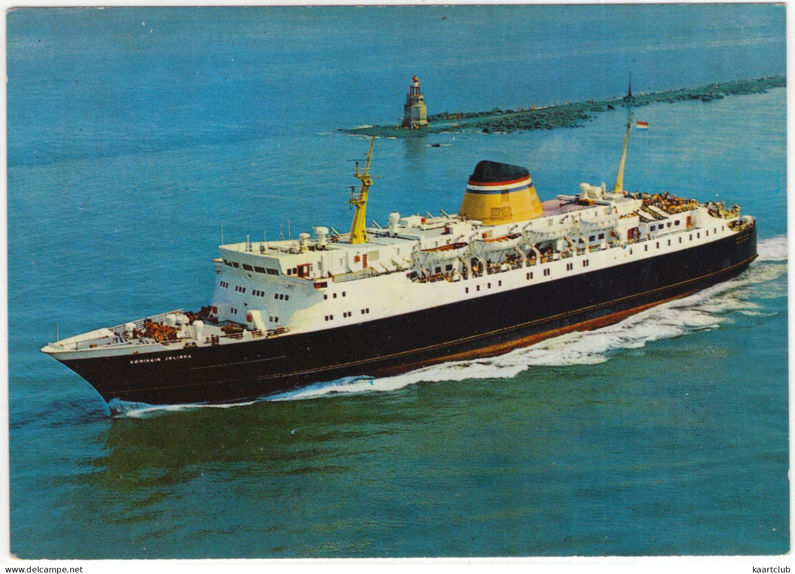 M.s. 'Koningin Juliana' - Stoomvaart Maatschappij Zeeland, Hoek  Van Holland - Harwich V.v. -  Veerboot / Ferry / Fähre - Hoek Van Holland