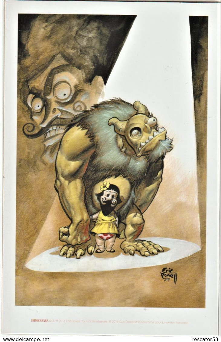 Ex Libris  17 X 26 Cm Chimichanga De Eric Powell - Illustrateurs P - R