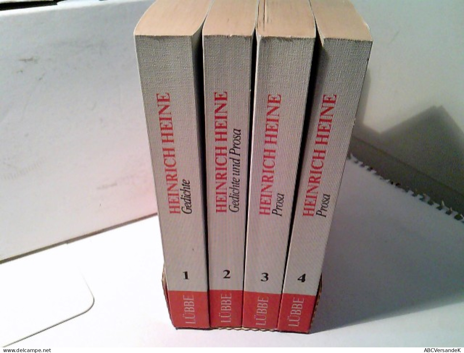 Werke: 4 Bände Heinrich Heine Werkausgabe Im Taschenbuch. Bd. 1 Gedichte. 2. Gedichte Und Prosa 3. Prosa 4. Pr - Duitse Auteurs