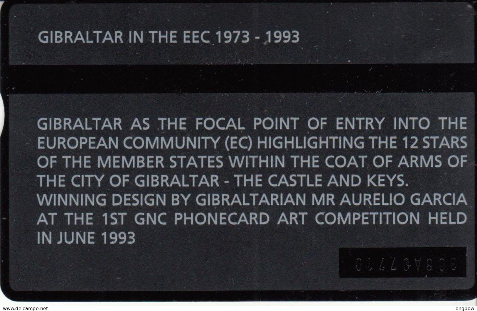 Gibilterra In The EEC - CN 308A - Gibraltar