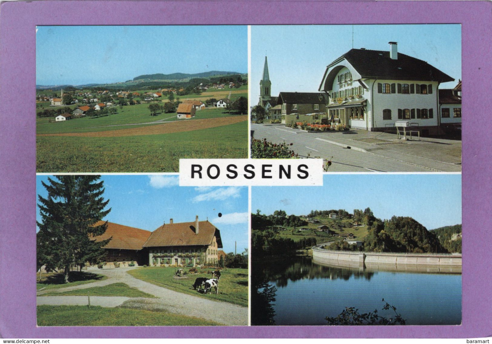 FR ROSSENS Multivues Vue Générale Hôtel Du Barrage Ferme Avec Vaches  Le Barrage - Rossens