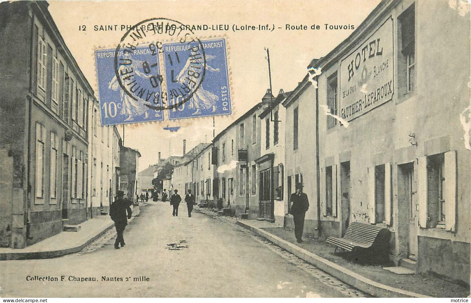 SAINT PHILBERT DE GRAND LIEU - Route De Touvois (carte Vendue En L'état). - Saint-Philbert-de-Grand-Lieu