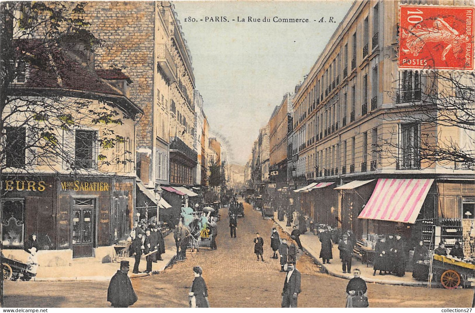 PARIS-75015- LA RUE DU COMMERCE - Arrondissement: 15