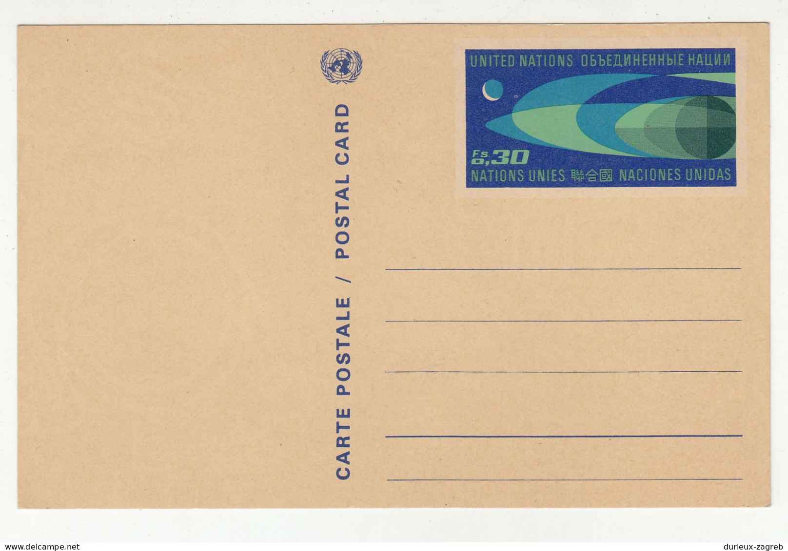 United Nations Geneve Two Postal Stationery Postcards Unused B230601 - Covers & Documents