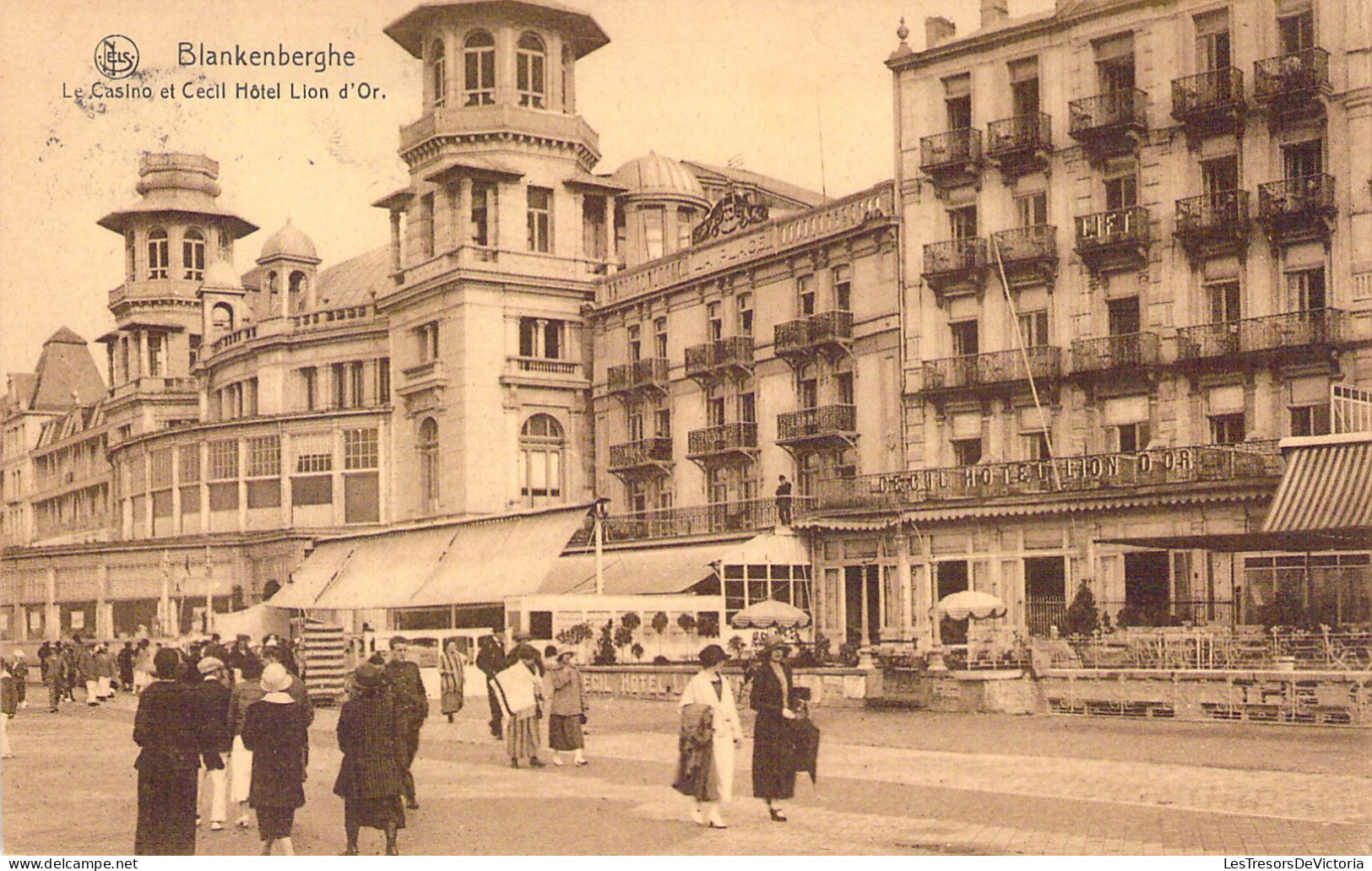 BELGIQUE - BLANKENBERGHE - Le Casino Et Cecil Hôtel Lion D'Or - Carte Postale Ancienne - Sonstige & Ohne Zuordnung