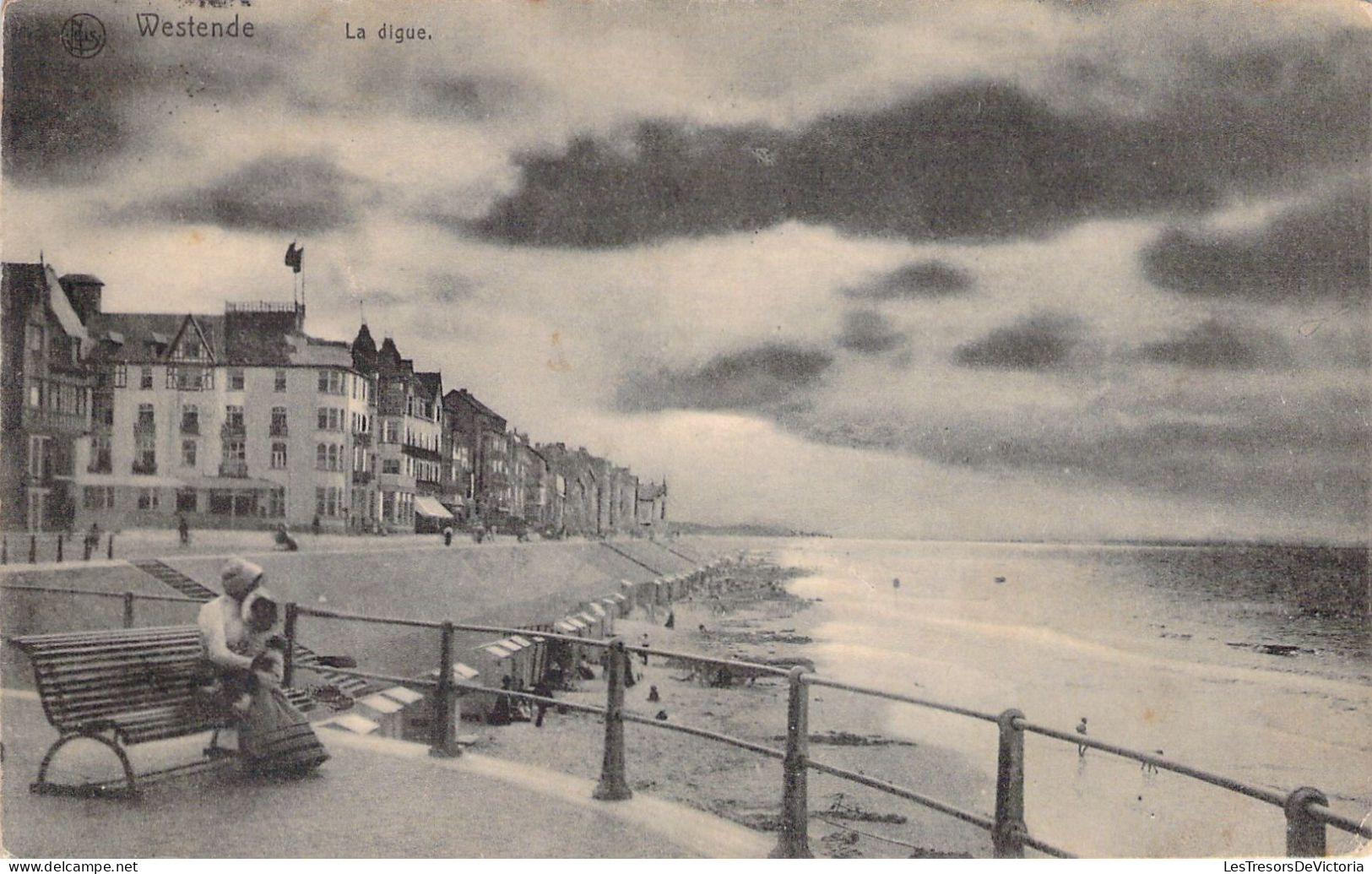 BELGIQUE - WESTENDE - La Digue - Carte Postale Ancienne - Sonstige & Ohne Zuordnung