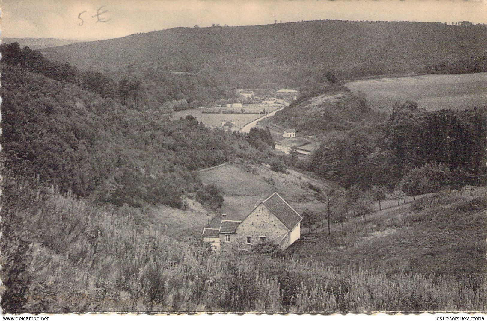 BELGIQUE - THEUX JUSLENVILLE - Paysage Panoramique Vers La Vallée Du Chalet De Juslenville - Carte Postale Ancienne - Autres & Non Classés