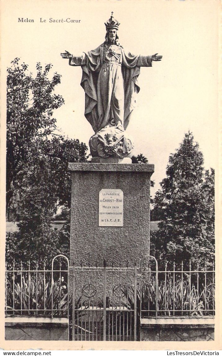 BELGIQUE - MELEN - Le Sacré Coeur - Carte Postale Ancienne - Andere & Zonder Classificatie