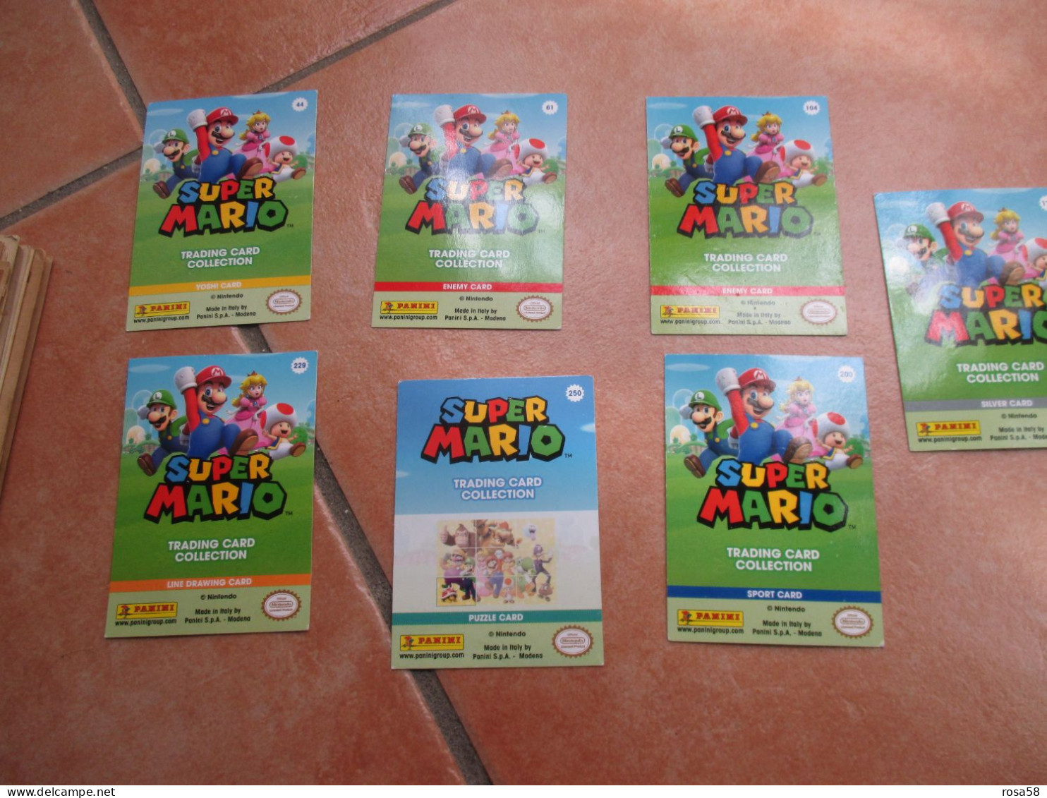 Edizioni PANINI Nintendo SUPER MARIO Trading Collection N.7 Differenti - Other & Unclassified