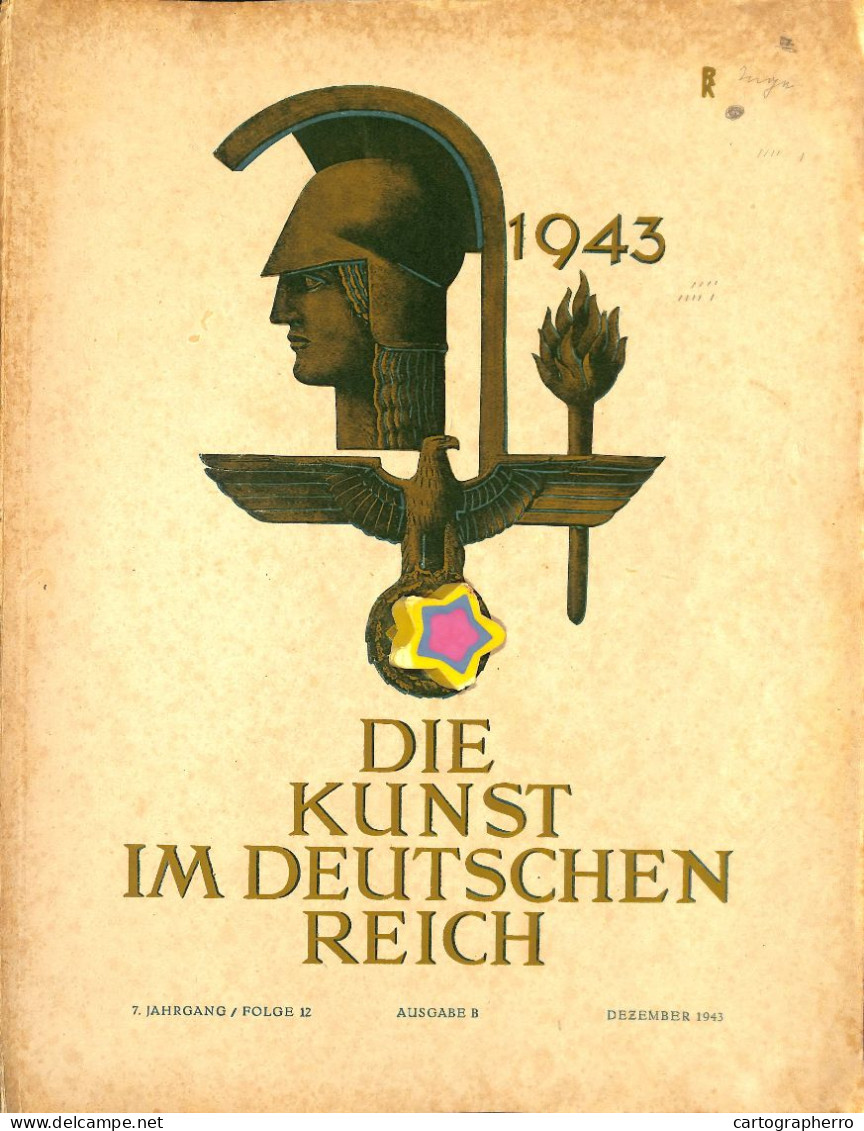 Die Kunst Im Deutschen Reich Dezember 1943 - Pittura & Scultura