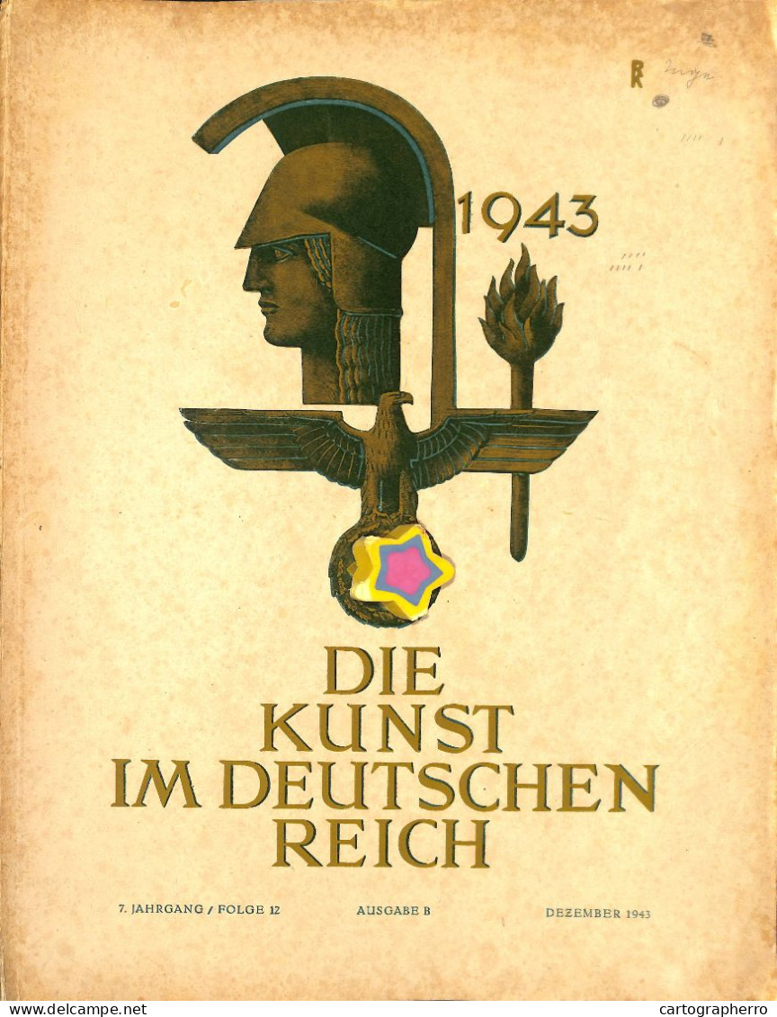 Die Kunst Im Deutschen Reich Dezember 1943 - Peinture & Sculpture