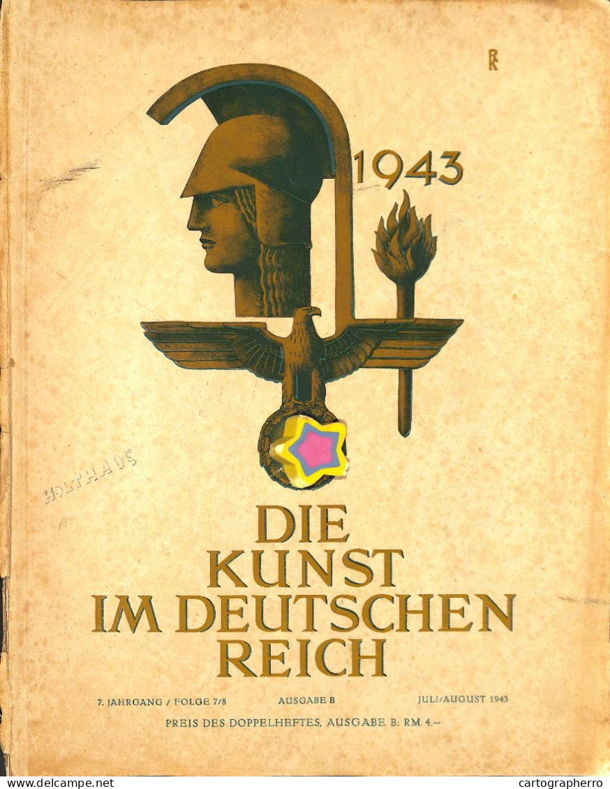 Die Kunst Im Deutschen Reich Juli/August 1943 - Pintura & Escultura