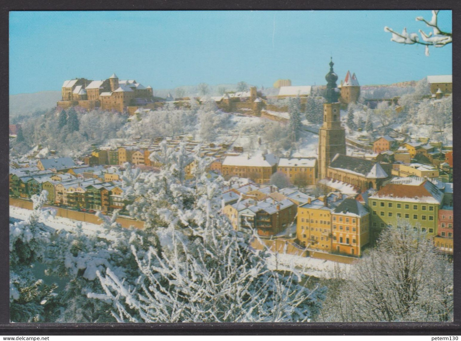 A034 - Burghausen An Der Salzach, Blick Von Der Ach/OÖ - Burghausen