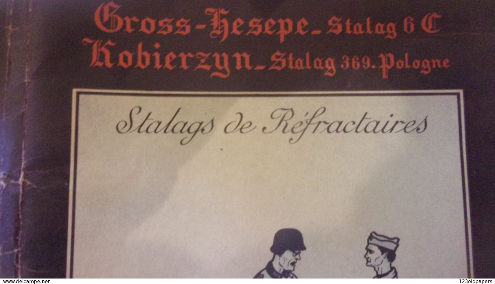 JUDAICA 1946 MORIN 50 DESSINS  SOUVENIRS CAPTIVITE 1940/1945 STALAGS DE REFRACTAIRES  Groß-Hesepe - Stalag VI C POLOGNE - Sonstige & Ohne Zuordnung