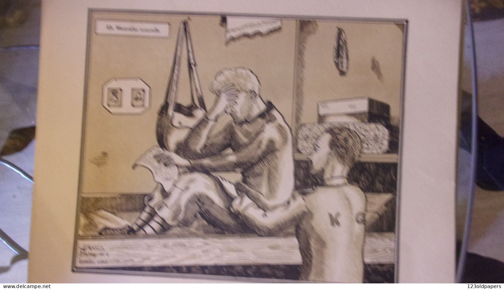 JUDAICA 1946 MORIN 50 DESSINS  SOUVENIRS CAPTIVITE 1940/1945 STALAGS DE REFRACTAIRES  Groß-Hesepe - Stalag VI C POLOGNE