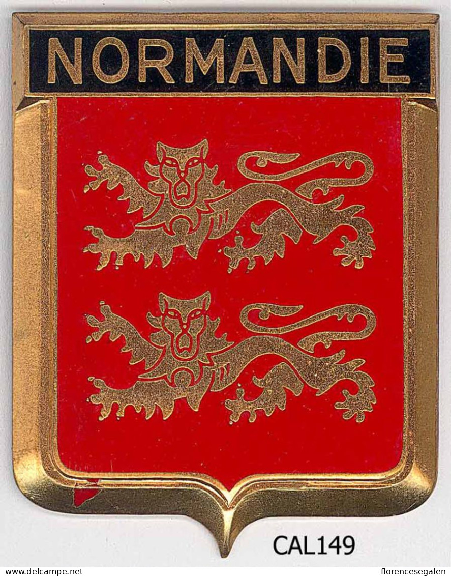 CAL149 - PLAQUE CALANDRE AUTO - NORMANDIE - Sonstige & Ohne Zuordnung