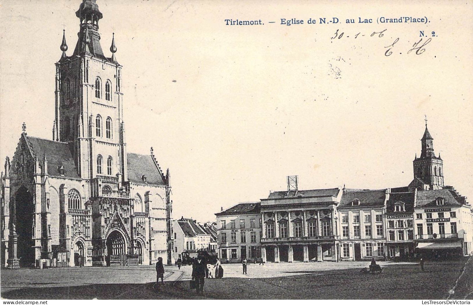 BELGIQUE - TIRLEMONT THIENEN - Eglise De Notre Dame Au Lac - Carte Postale Ancienne - Tienen