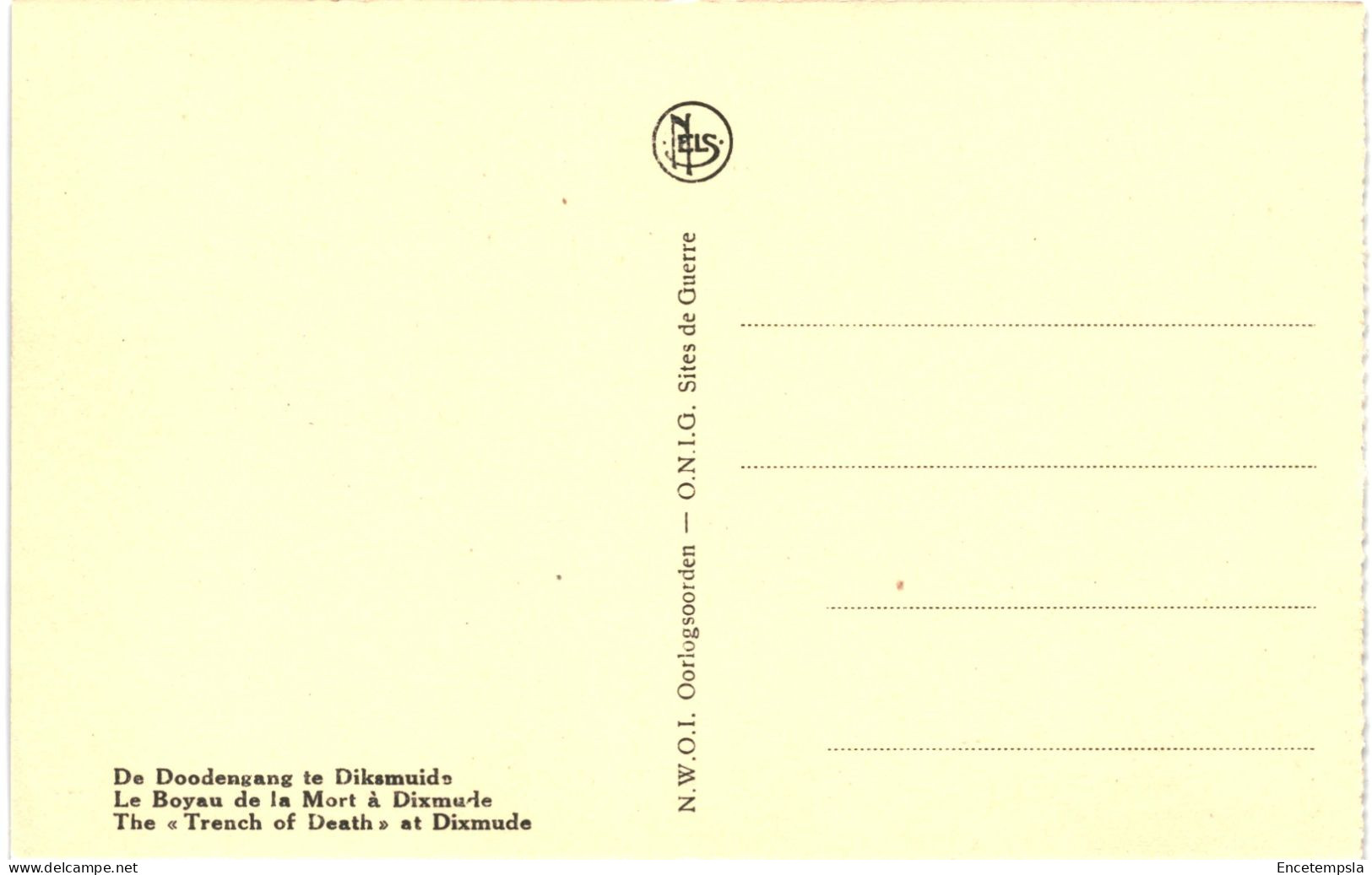 CPA Carte Postale Belgique Dixmude Le Boyau De La Mort     VM67454ok - Diksmuide