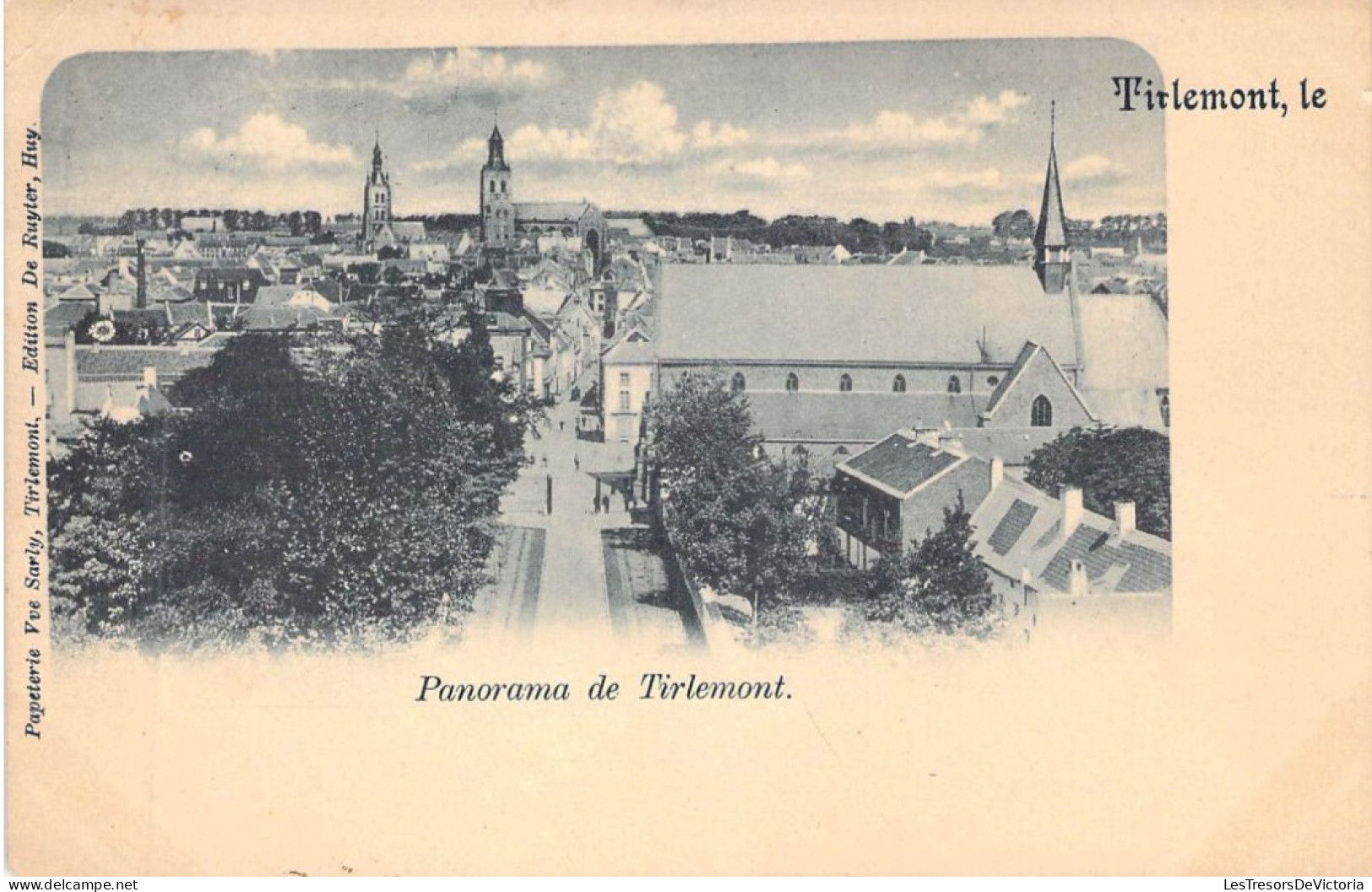 BELGIQUE - TIRLEMONT THIENEN - Panorama - Edition De Ruyter - Carte Postale Ancienne - Tienen