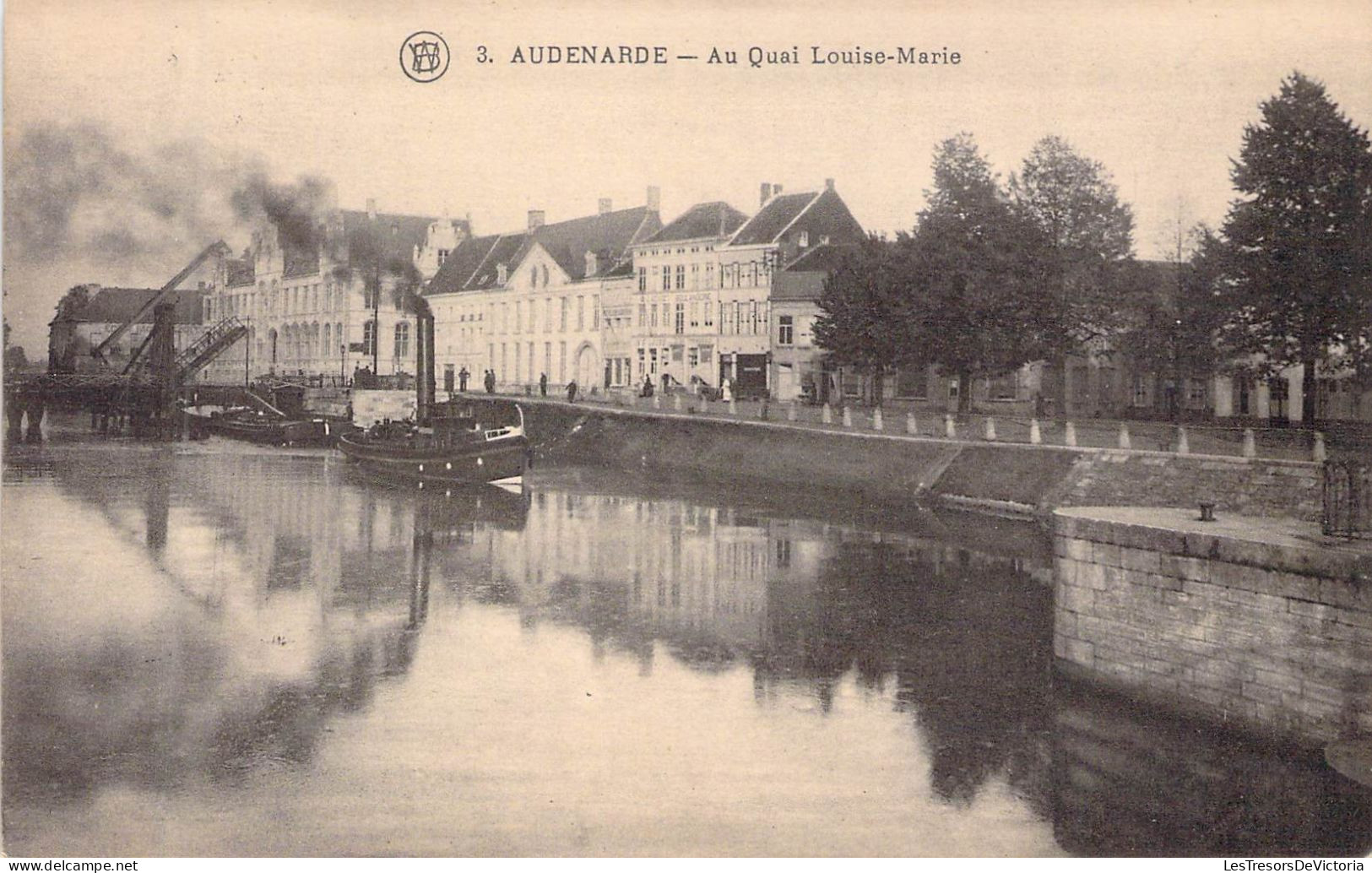 BELGIQUE - AUDENARDE - Au Quai Louise Marie - Carte Postale Ancienne - Verviers