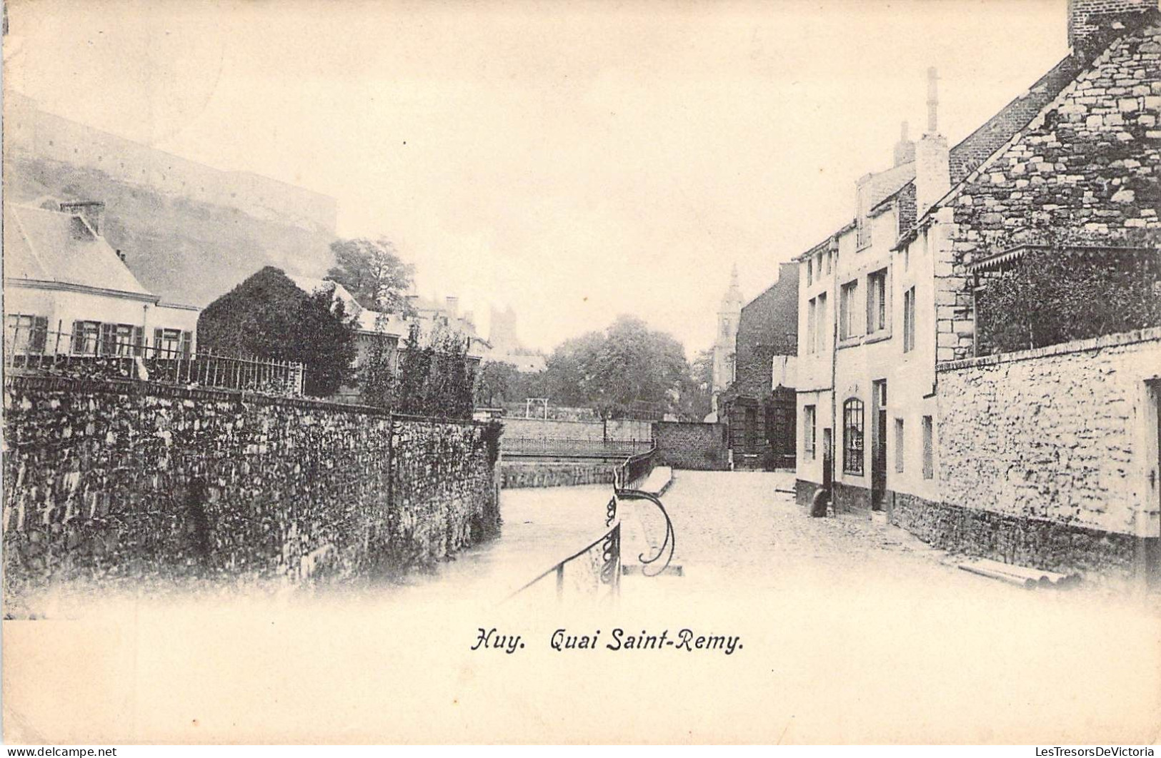 BELGIQUE - HUY - Quai Saint Remy - Carte Postale Ancienne - Hoei