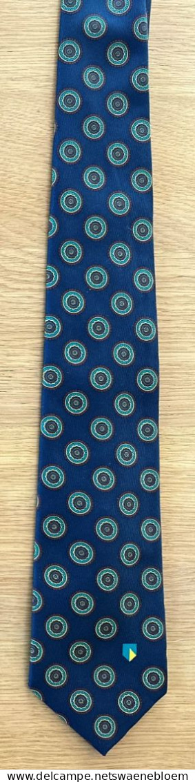 NL.- STROPDAS - ABN AMRO BANK - JOS SCHROER PROMOGIFTS ROTTERDAM. Necktie - Cravate - Kravate - Ties. - Ties