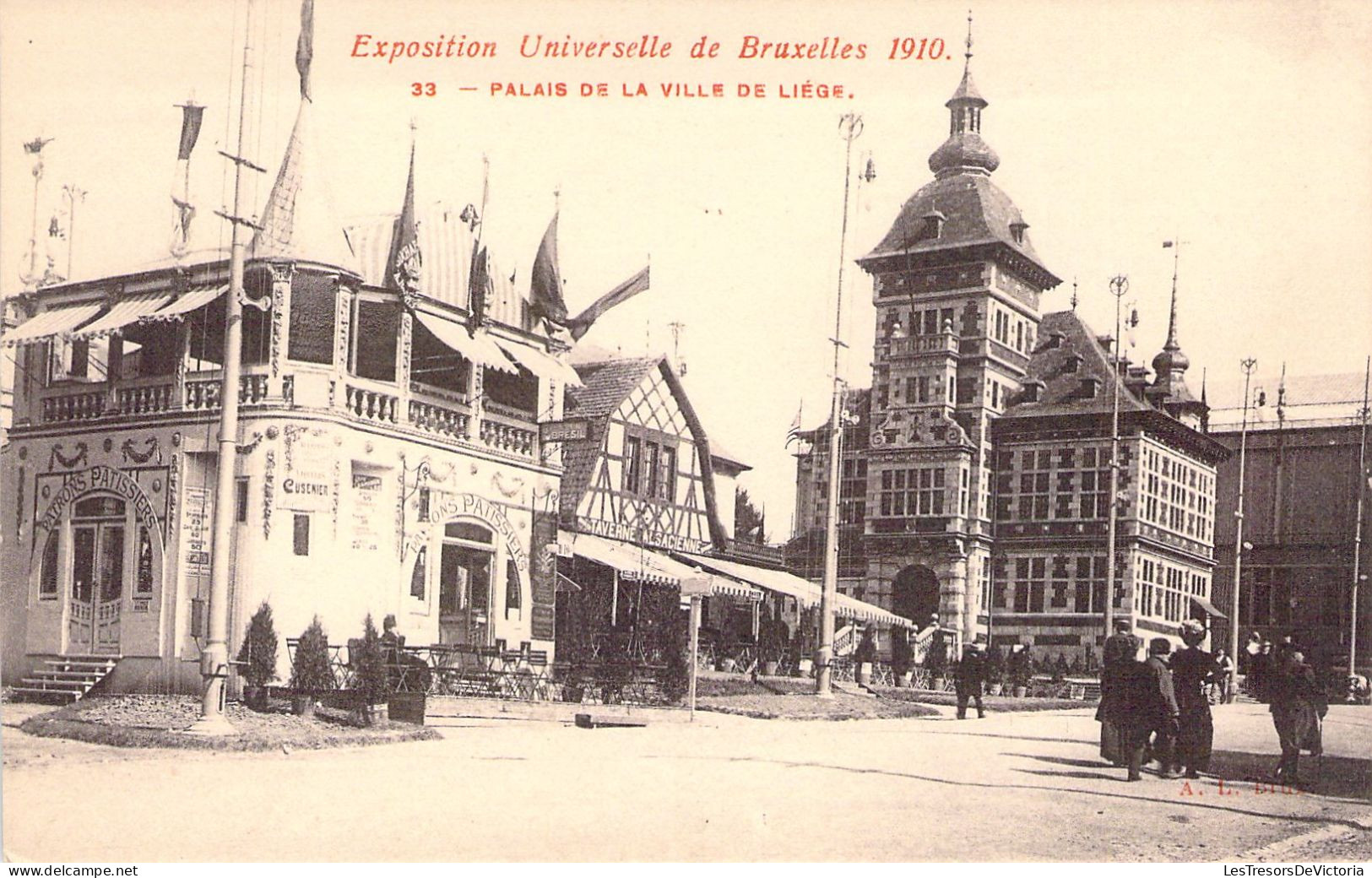 BELGIQUE - Bruxelles - Exposition1910 - Palais De La Ville De Liège - Carte Postale Ancienne - Altri & Non Classificati