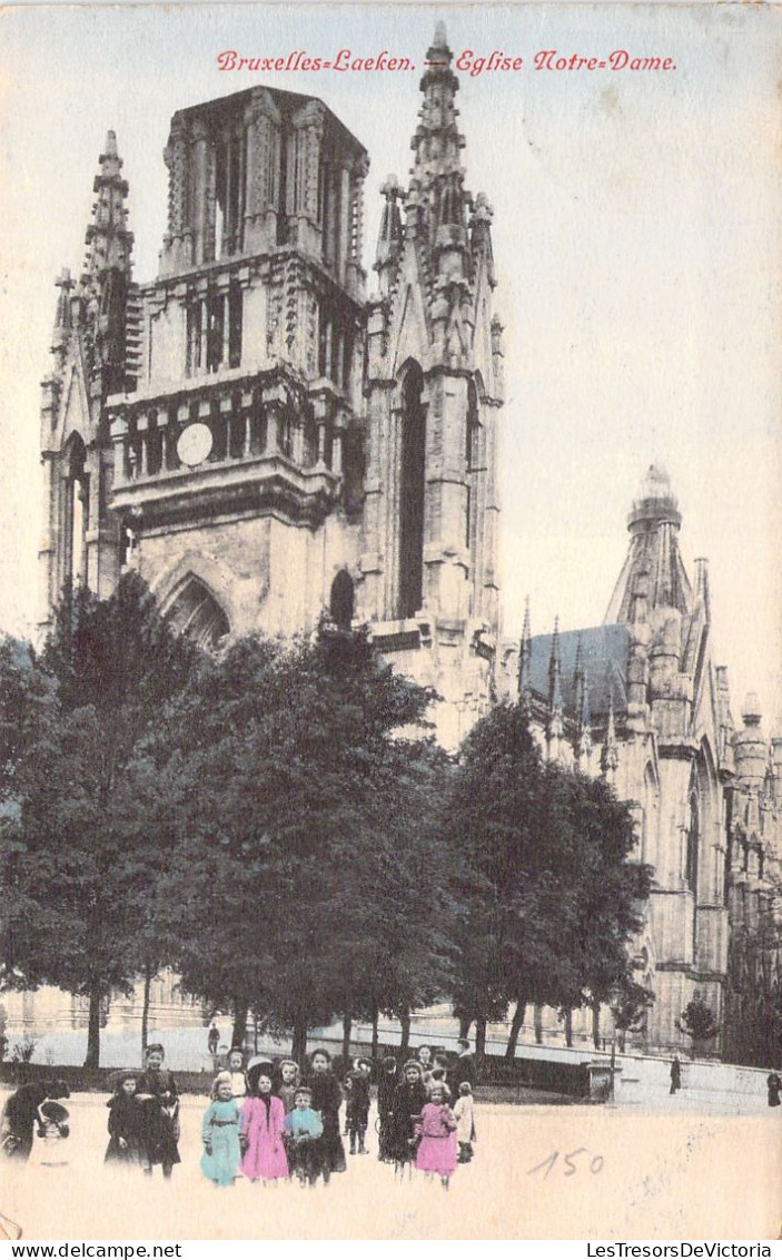 BELGIQUE - Bruxelles - Eglise Notre Dame - Carte Postale Ancienne - Otros & Sin Clasificación